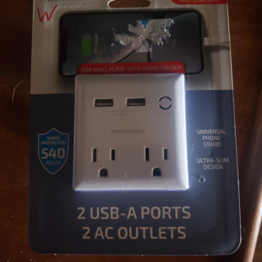 Merkury 2 USB-A PORTS